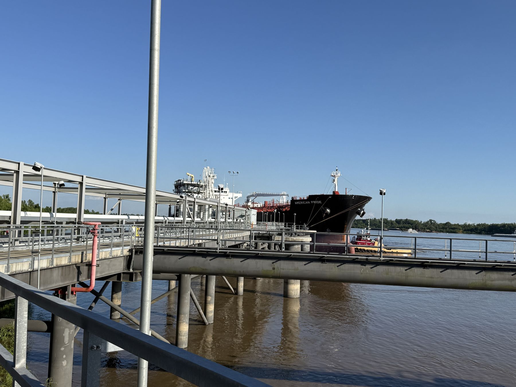 Ballast water sample showing the conditions a vessel must treat