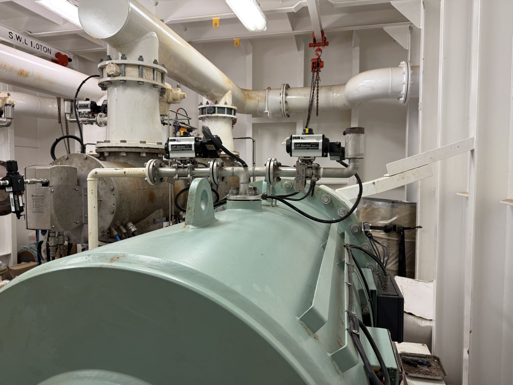 Ballast water treatment skid in a vessel engine room, the installation a pre-PSC inspection runs the same checks against