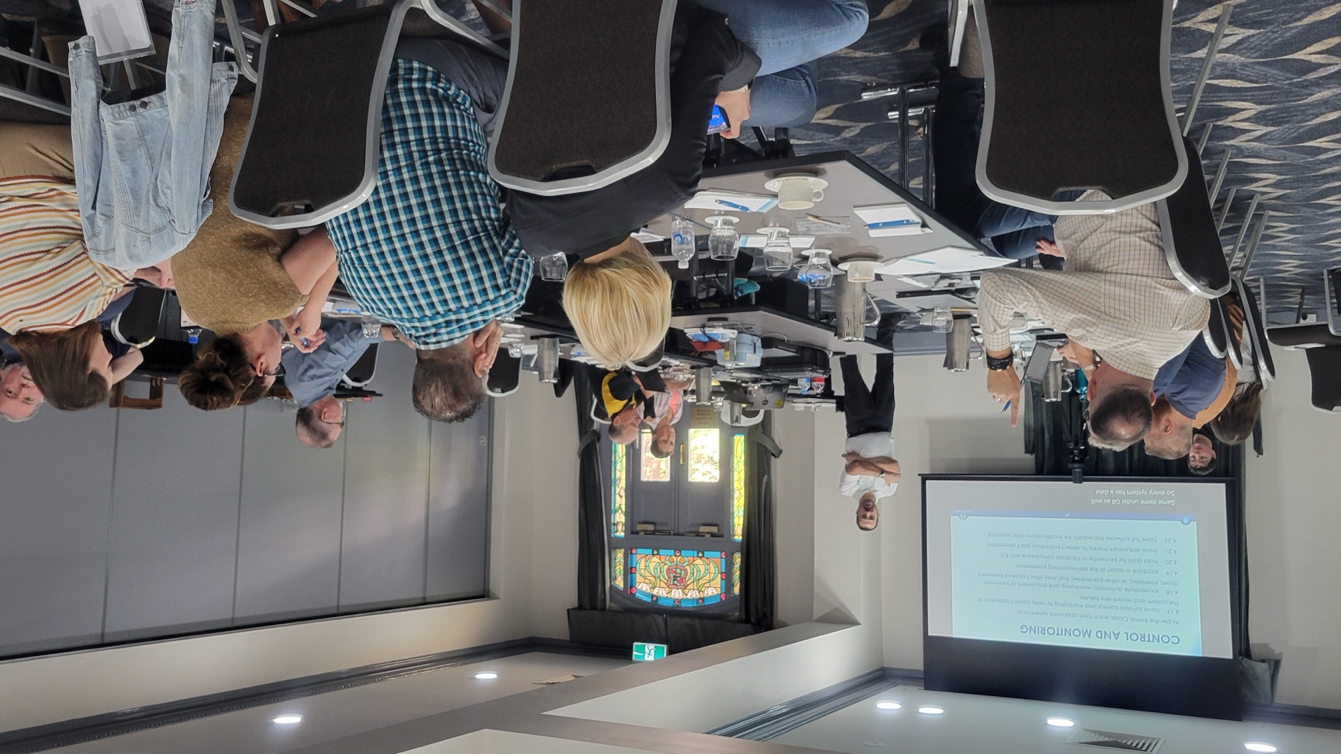 BWM Convention training session with a navy-shirted presenter
